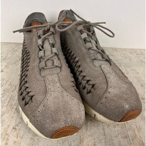 OTBT Leather Nebula Sneakers Huarache-inspired Weaving Vents Sz 10